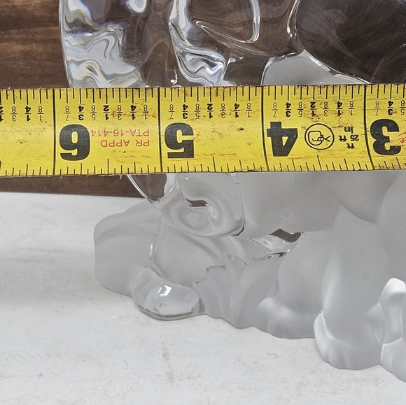 Lenox Crystal Elephant with satin baby - Picture 10 of 11